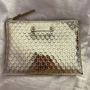 GOLDEN KATE SPADE CLUTCH